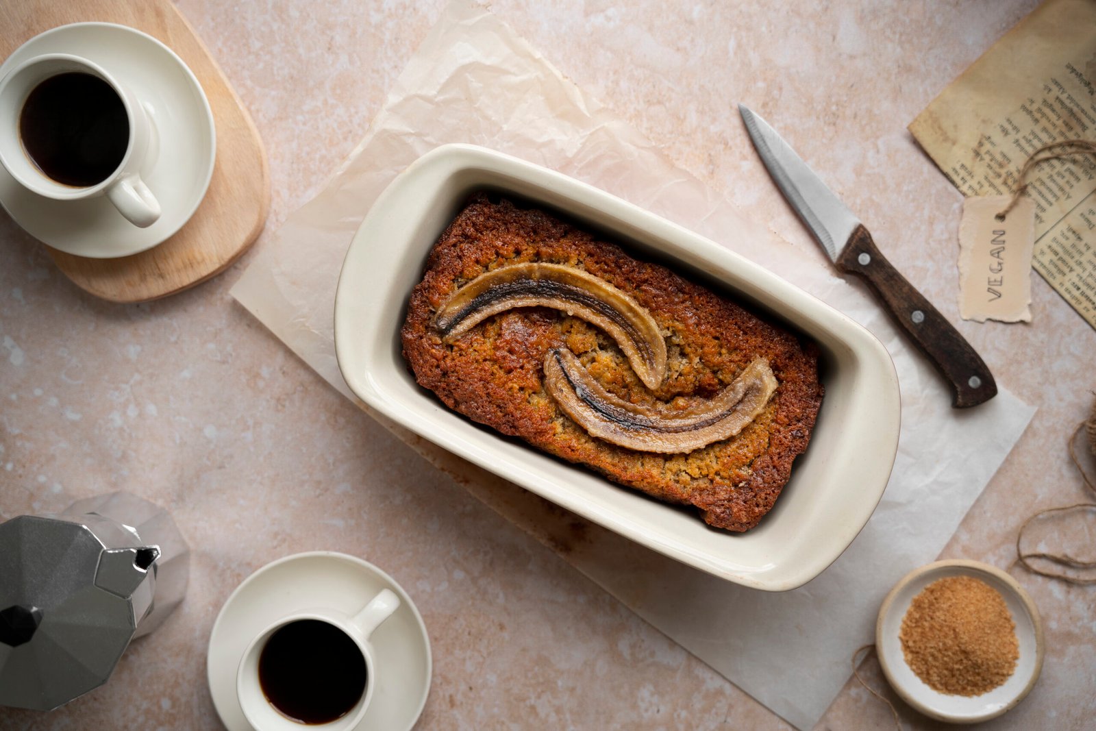 Bolo de Aveia com Banana e Uva-Passa